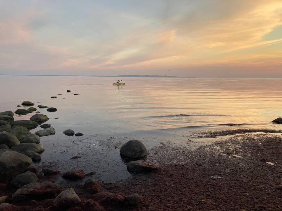 Appartamento Fin Laegenhet Mitt Pa Bjaerehalvoen Båstad Esterno foto
